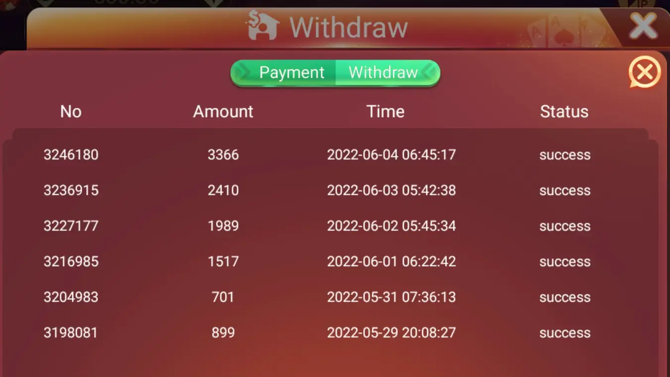 666e Rummy Payment Proof