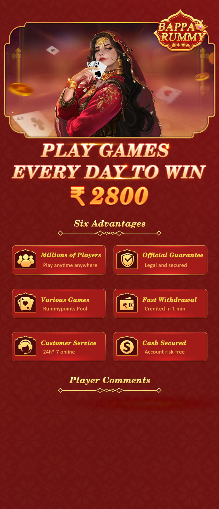 Bappa Rummy App Banner