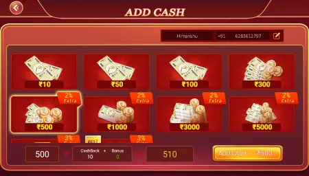 How To Add Money To Bappa Rummy App