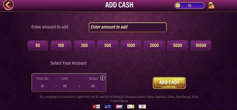 How To Make Deposits On Dash Rummy The App