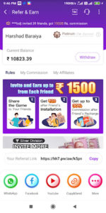 How To Refer And Earn Teen Patti Gold