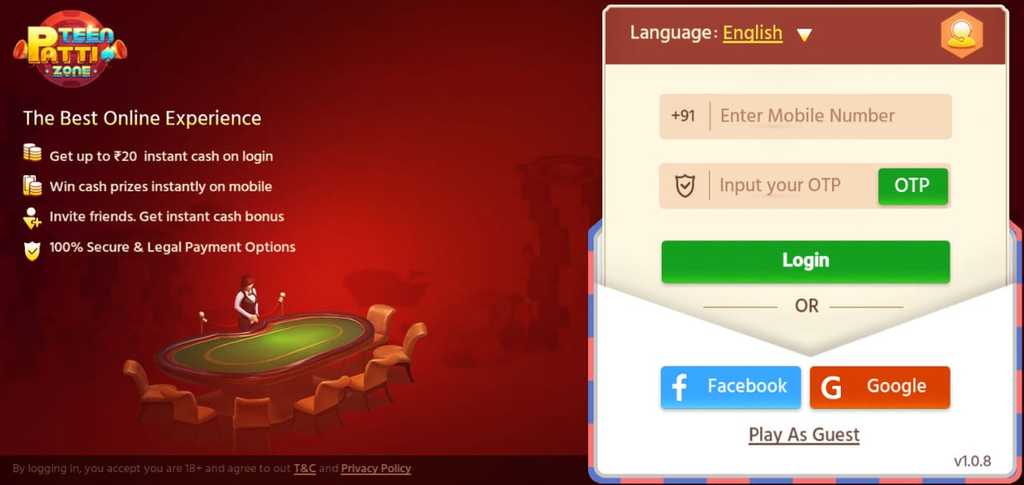 How To Register In Teen Patti Zone App