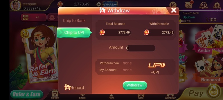 How To Withdraw Money Rummy Modern