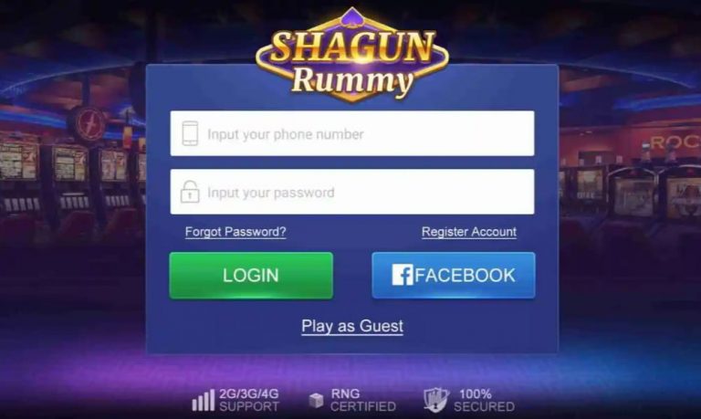 Register Shagun Rummy App