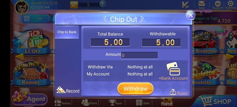 How To Withdraw In Teen Patti Party